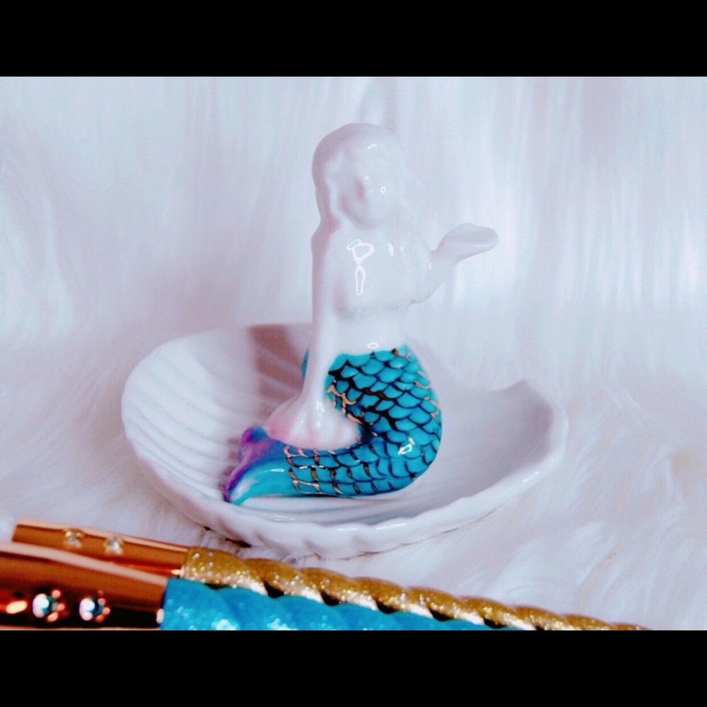 mermaid jewelry dish